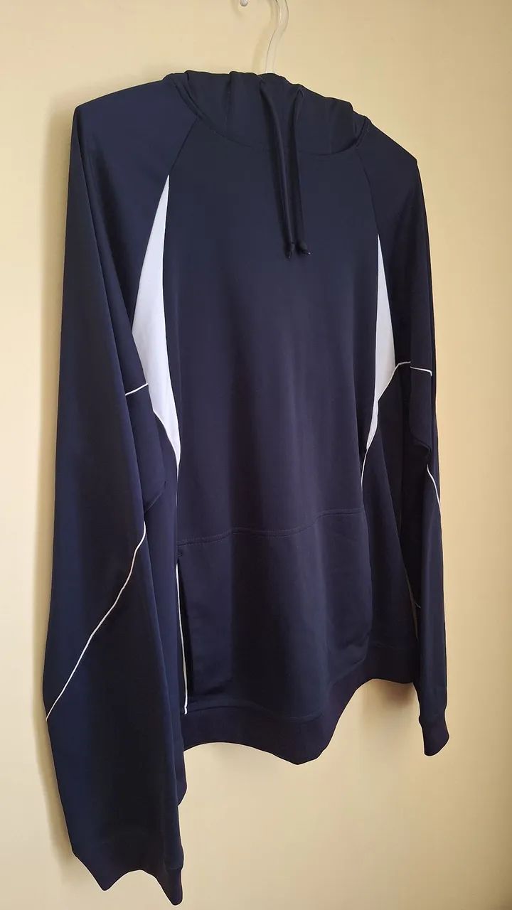 Blusão Com Capuz Canguru de Poliéster masculina GG - Foto 2
