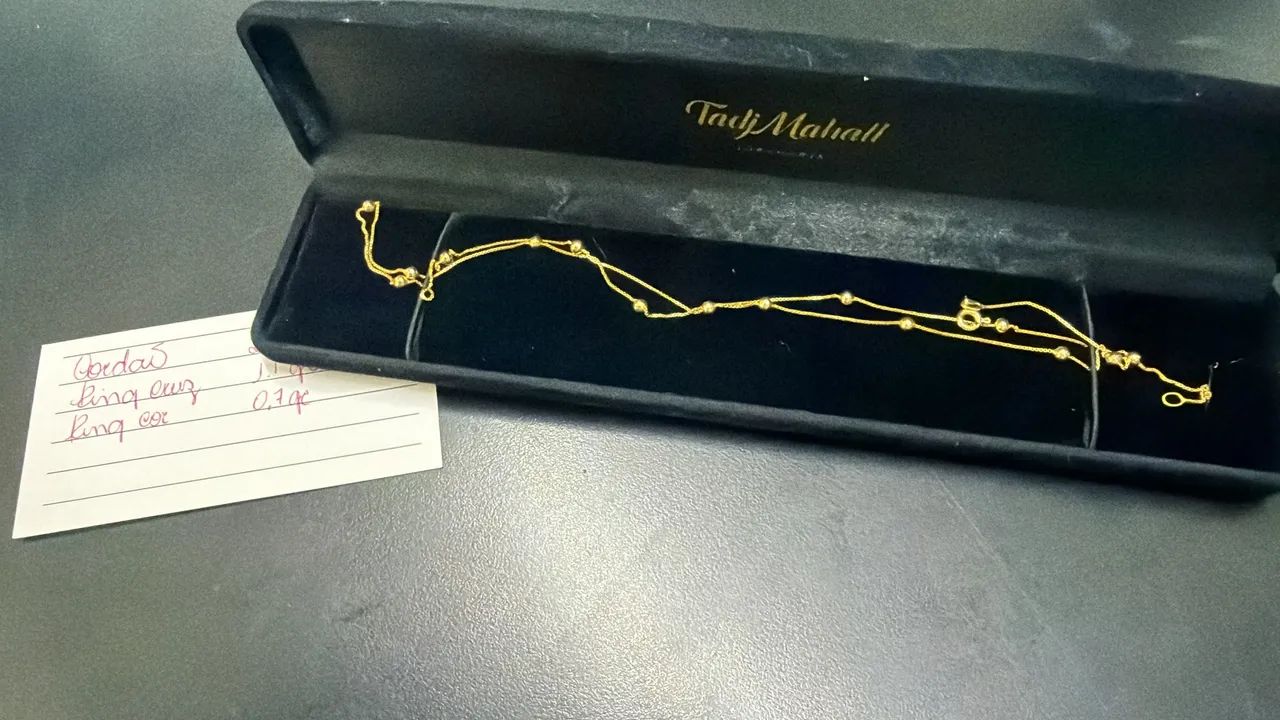 Vendo cordão de ouro 18k 50cm  - Foto 3