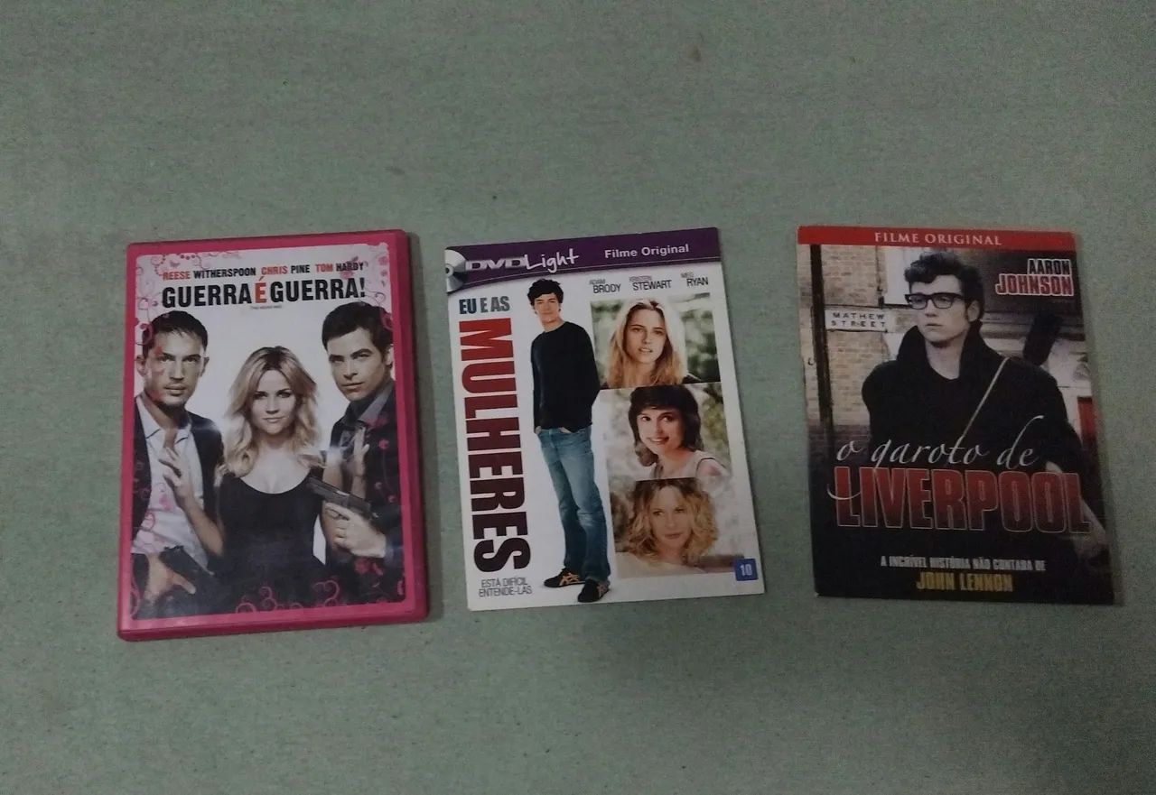 Kit 3DVD's originais pra coleção 