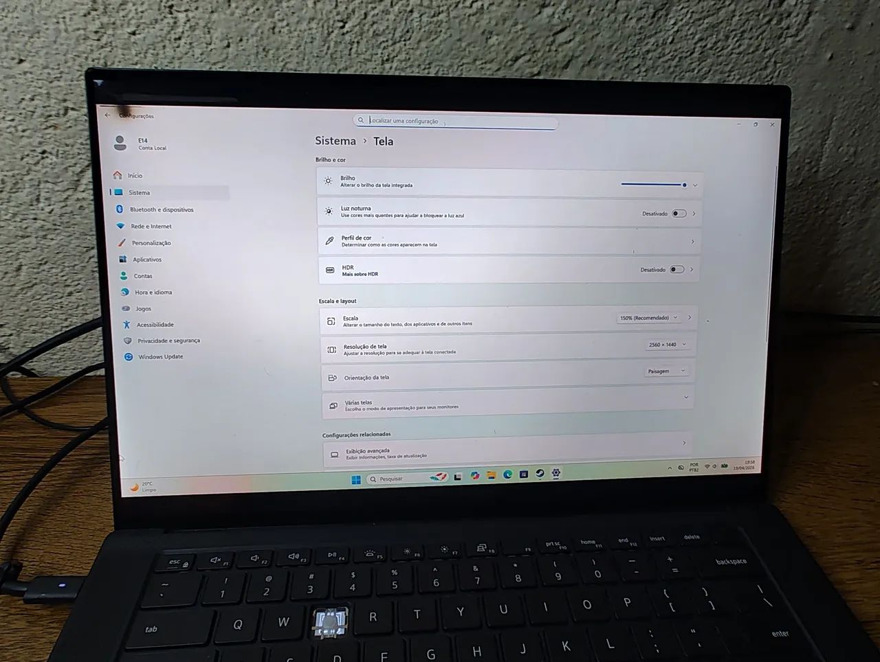 Dell Precision 5560 Intel i9 11960H  RTX A2000 4K Touch *Parcelo Cartão - Foto 5