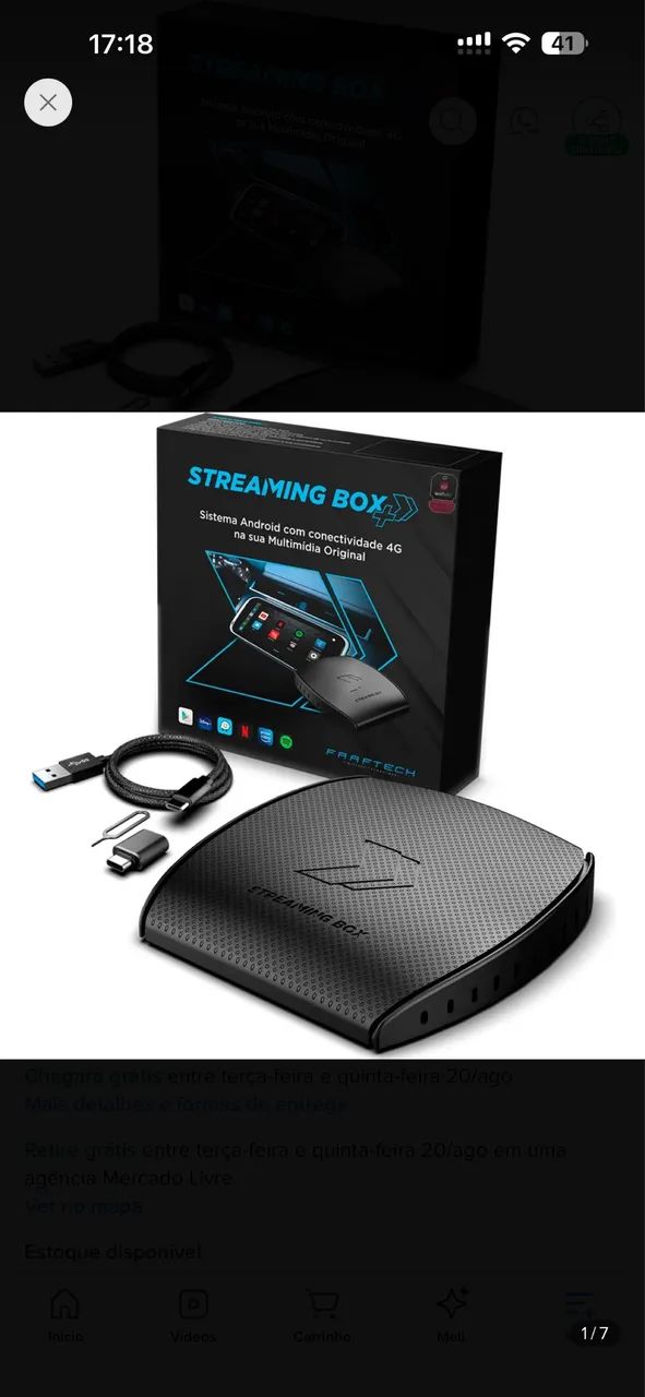Streaming Box para Carro Carplay Multimidia - Foto 4