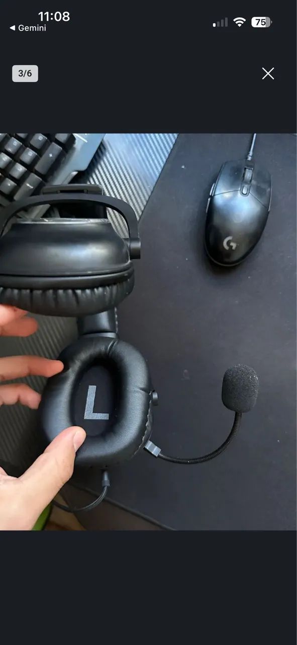 Headset Logitech G Pro X - Foto 4