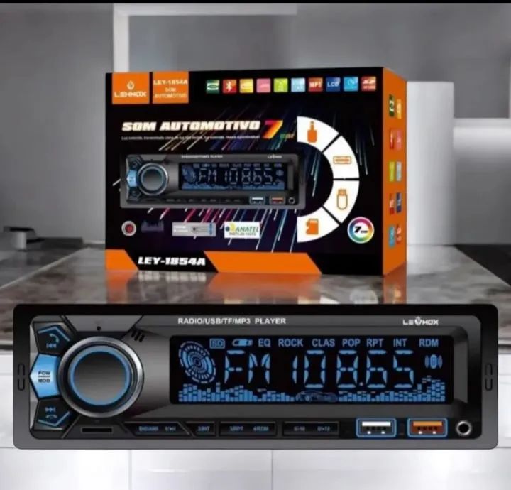 Som Automotivo MP3 Bluetooth 