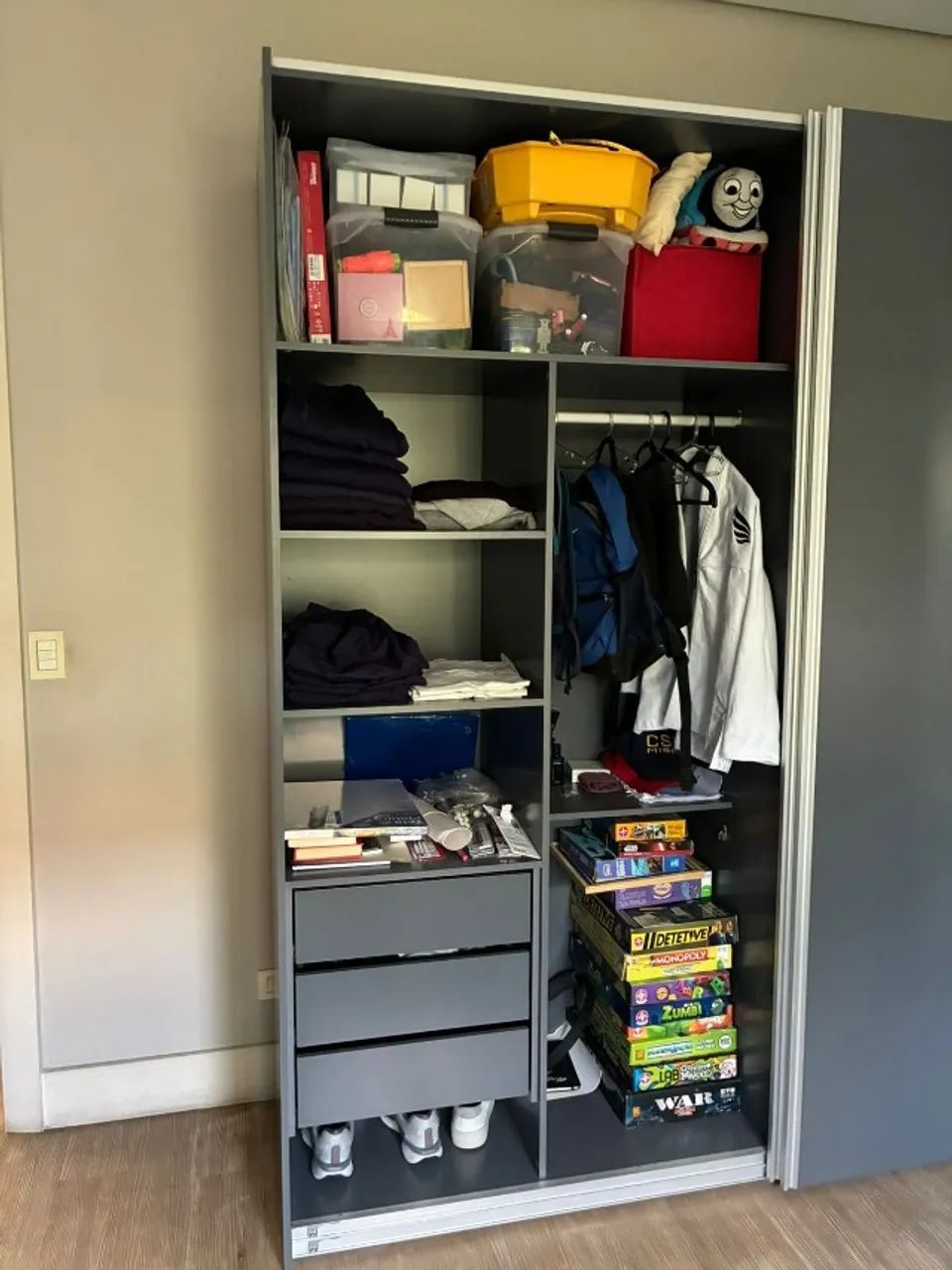 Guarda-roupa usado com porta de correr - Foto 4