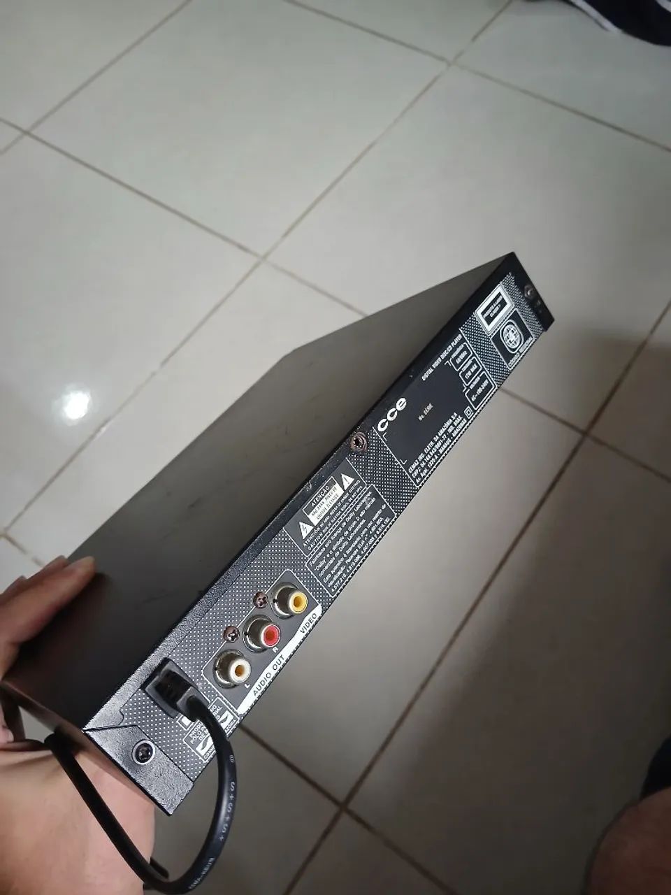 Aparelho DVD CCE Dolby Digital USB Microfone Funcionando - Inclui Cabo AV - Foto 3