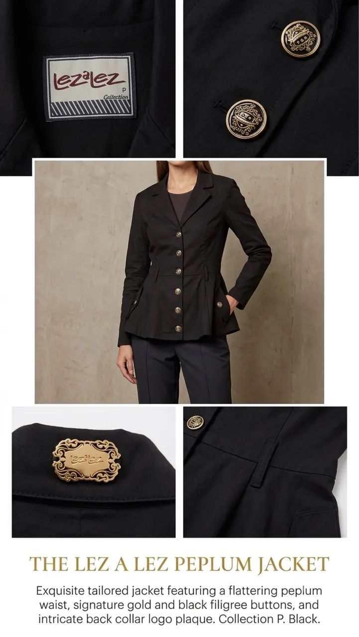 Jaqueta Peplum Lez a Lez