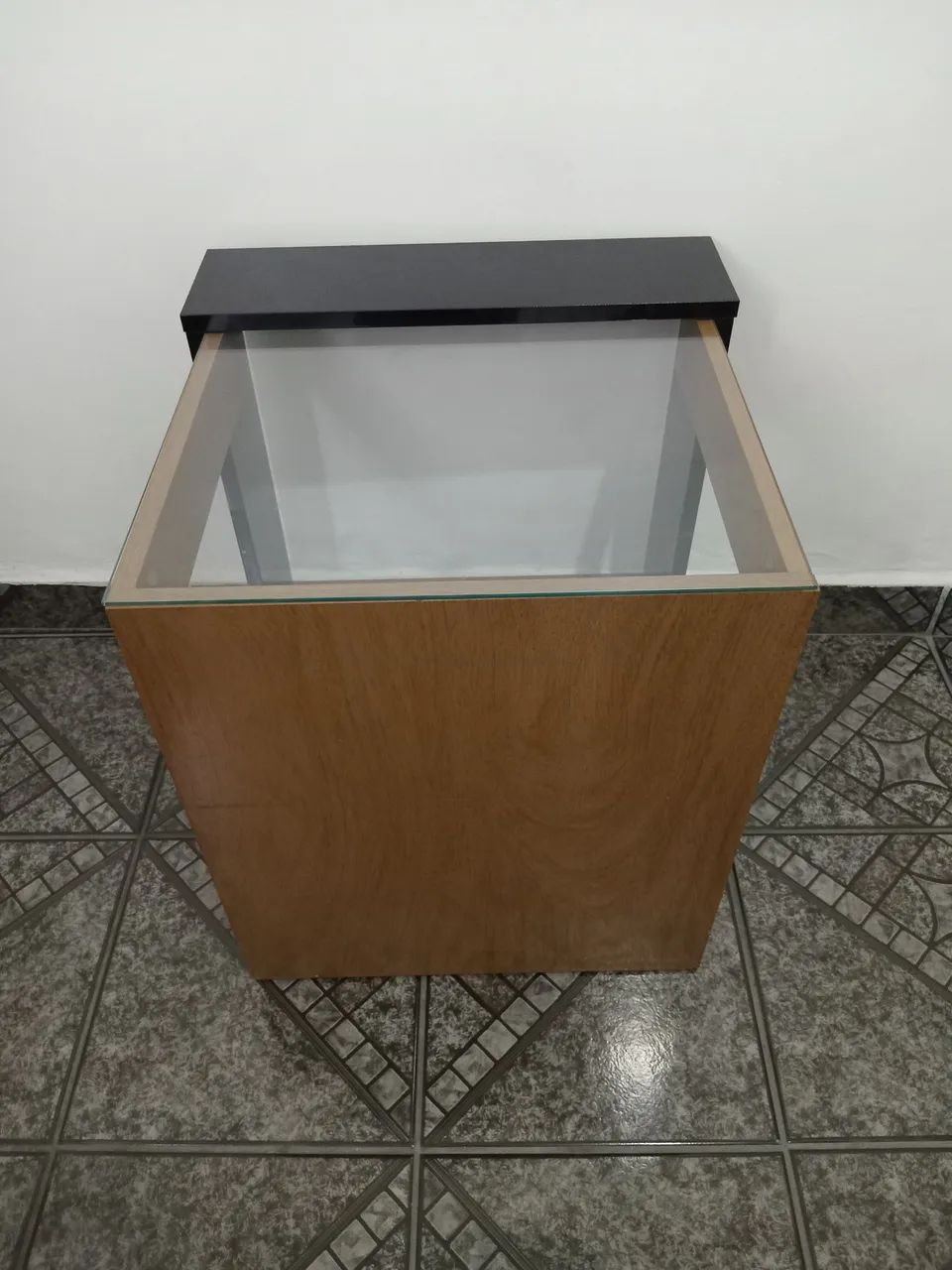Mesinha de canto tampo de vidro  - Foto 2