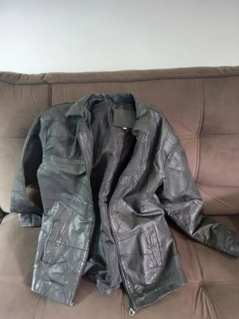 Jaqueta de couro