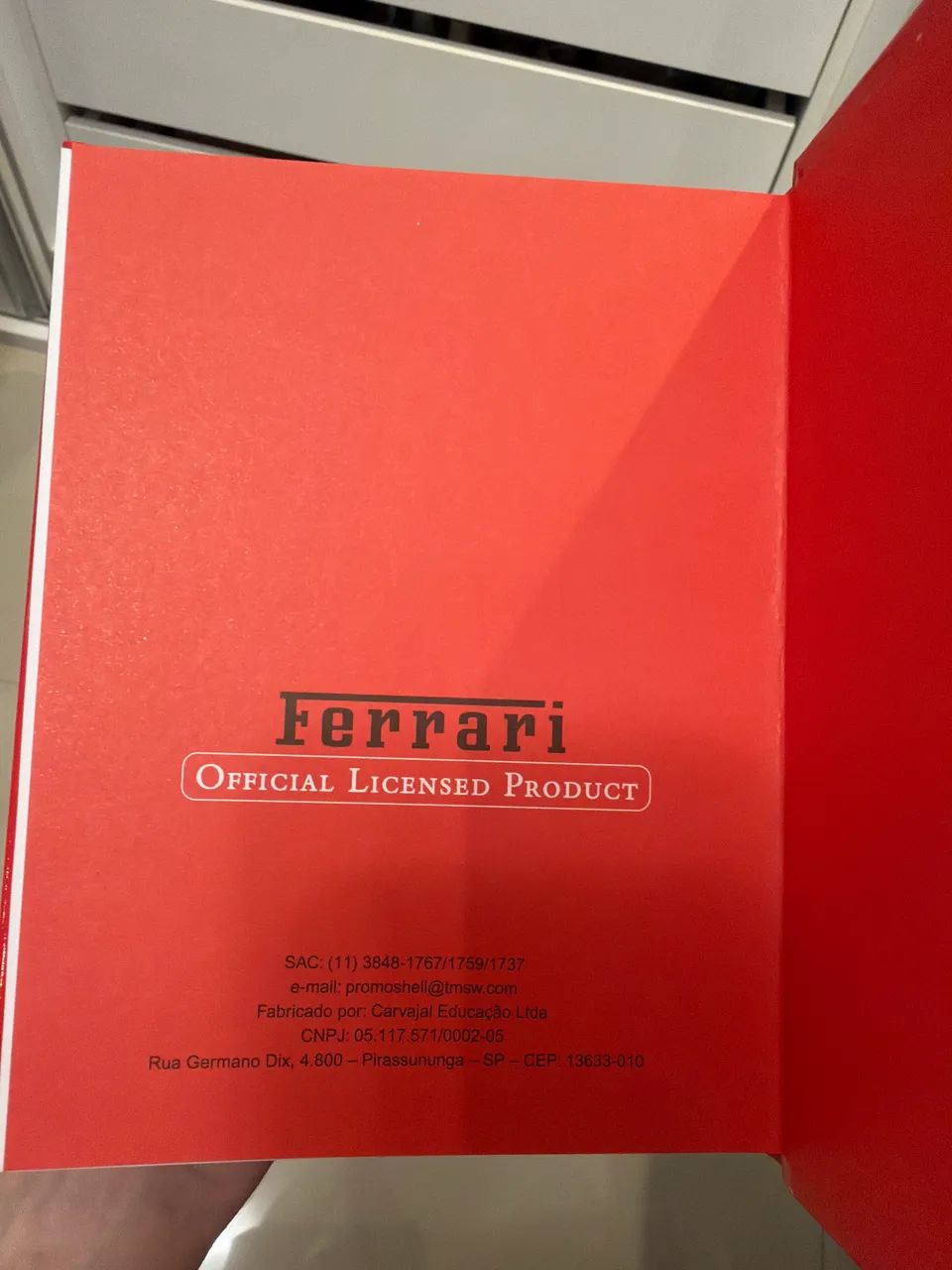 Kit com 2 Cadernos Oficiais Shell Ferrari  - Foto 5