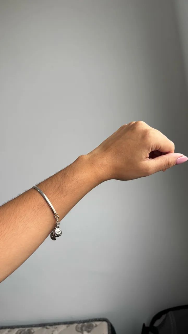 Pulseira prata legítima - Foto 4