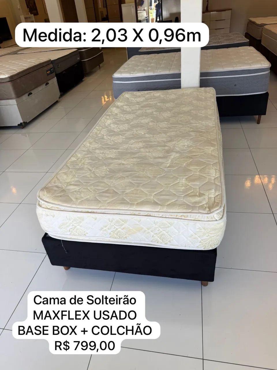 Cama de Solteiro MAXFLEX GRANDE SOLTEIRÃO  - Foto 3