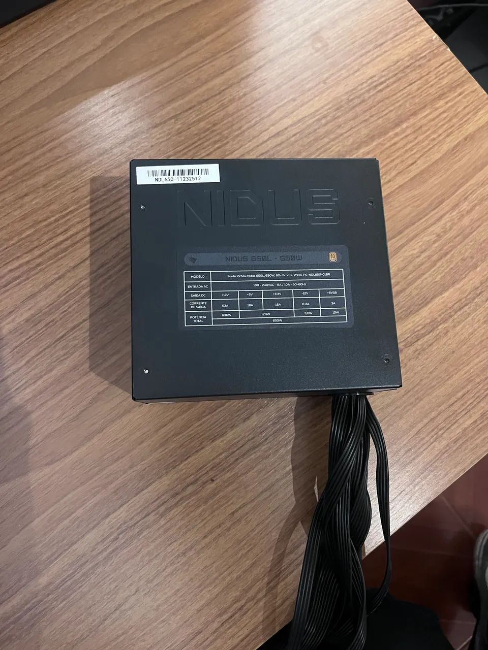 Fonte - 650W - NIDUS 650L - Foto 2