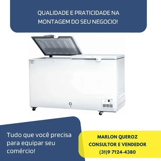 Congelador Horizontal 2 Tampas 503L
