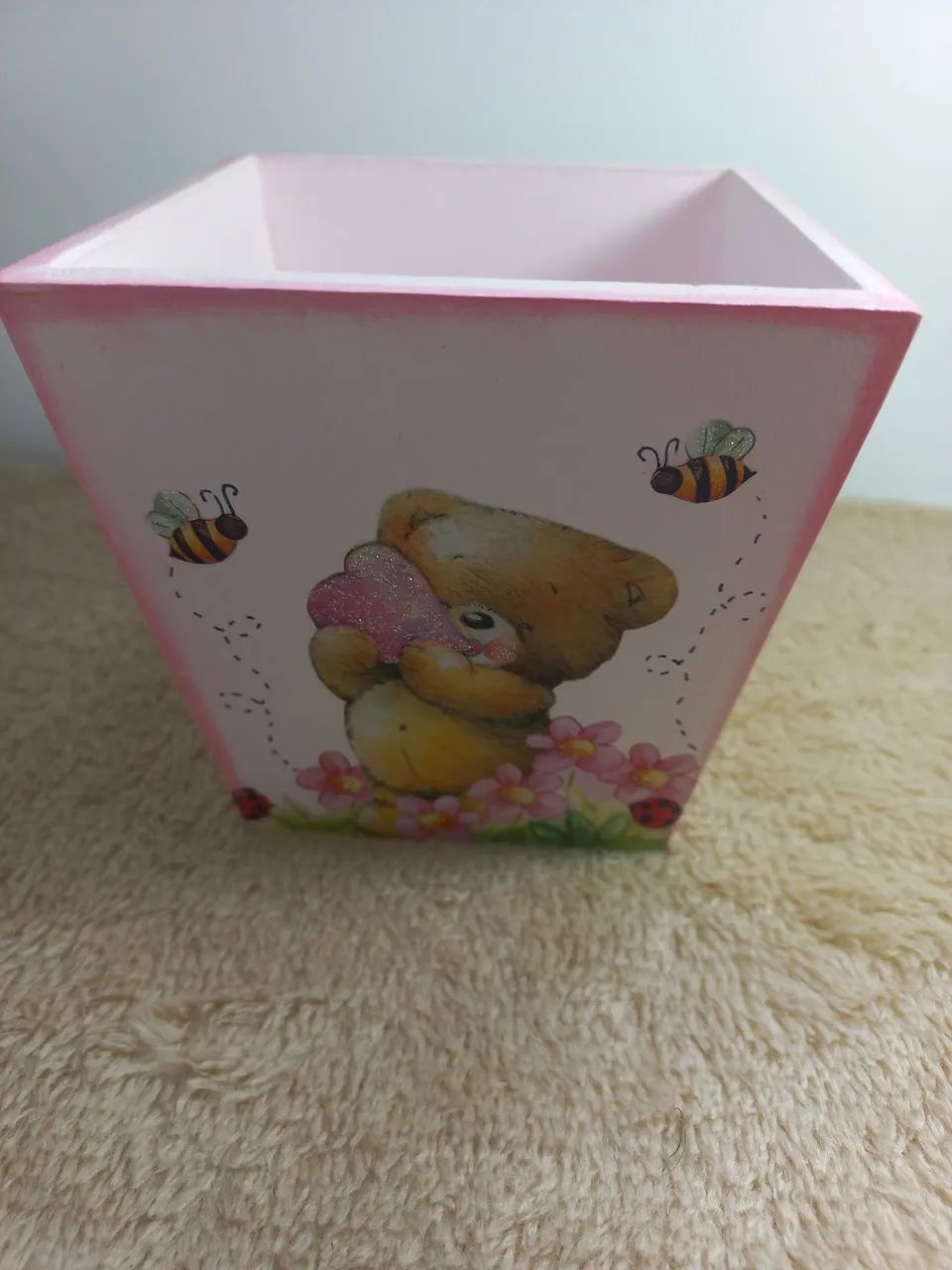 Cachepô MDF urso - Foto 2