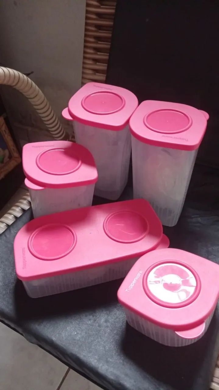 Kit tupperware 5 potes