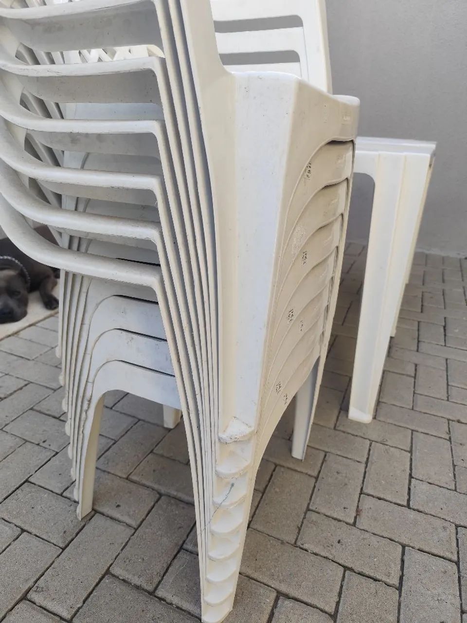 Mesa e cadeira de plástico Tramontina  - Foto 3