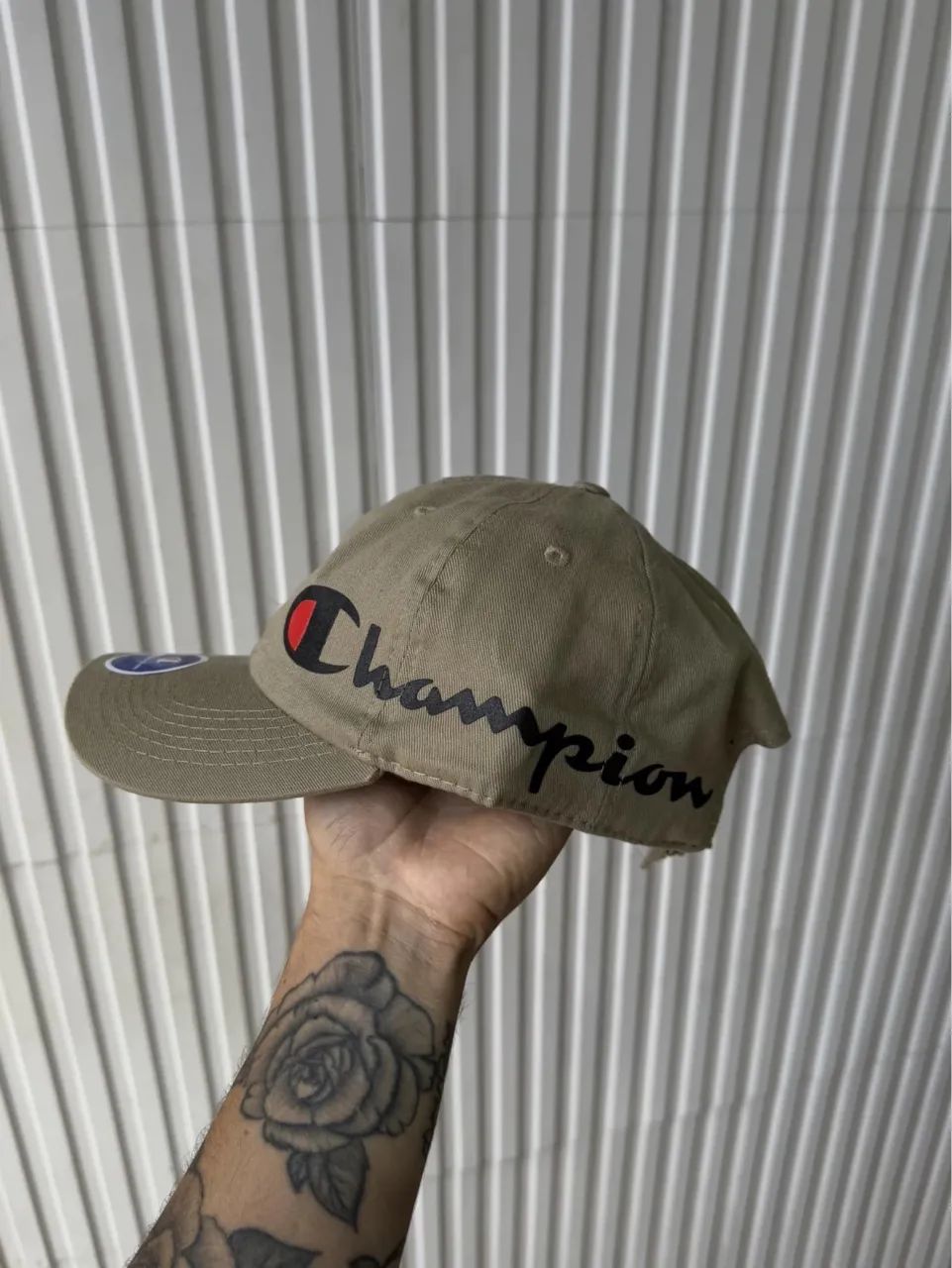 Boné Dad Hat Champion Marrom - Foto 3