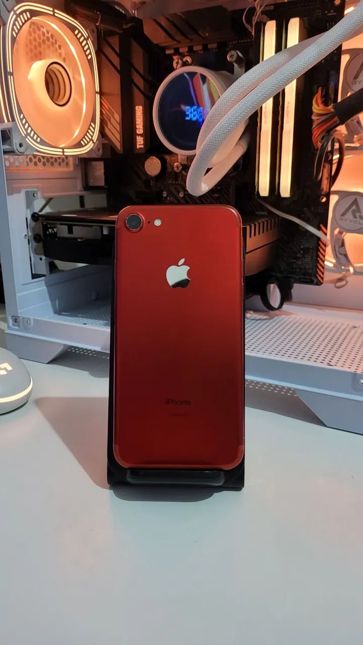 IPhone 7 128gb Product Red - Funcionando perfeitamente | Bom