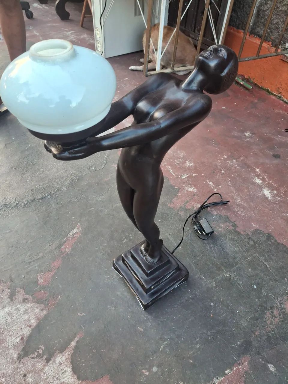 Luminária em ferro