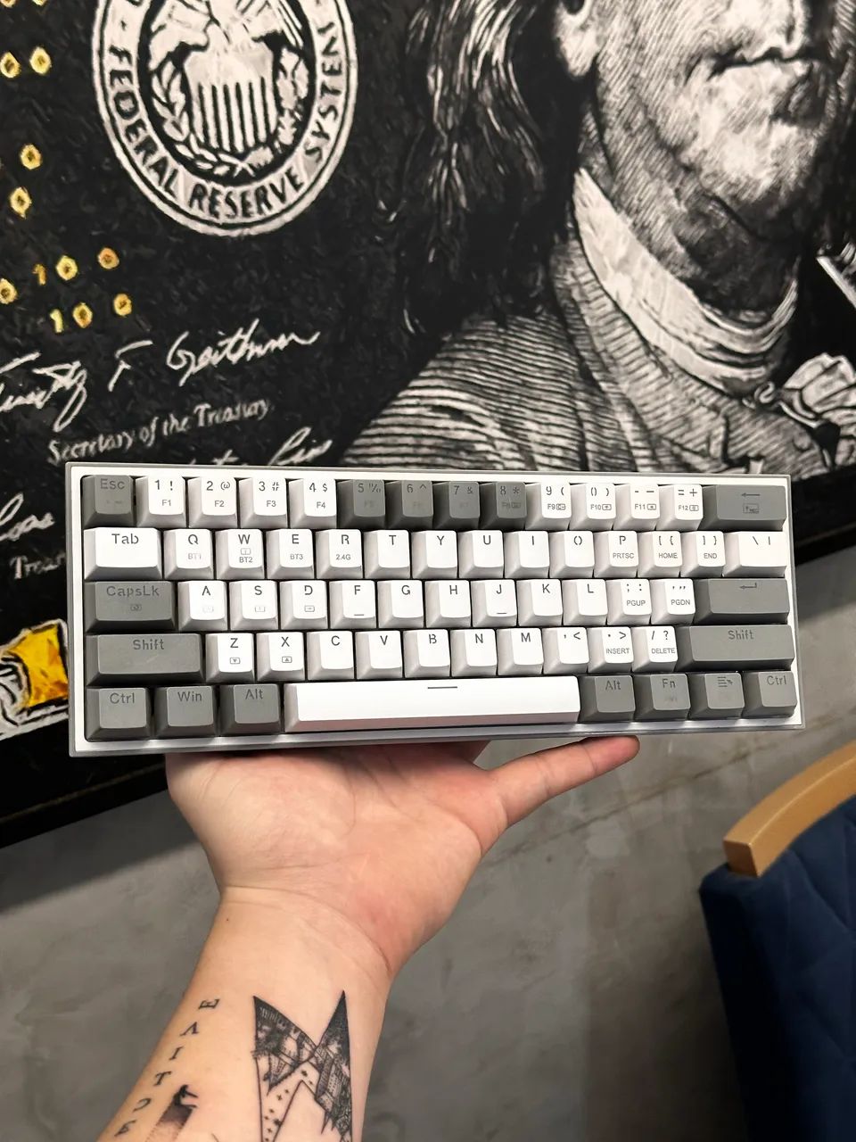Teclado Redragon sem fio  - Foto 2