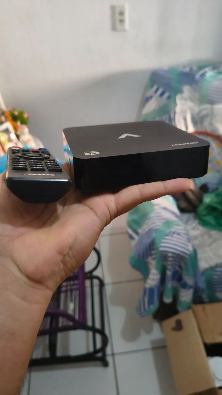 Tv box aquário 