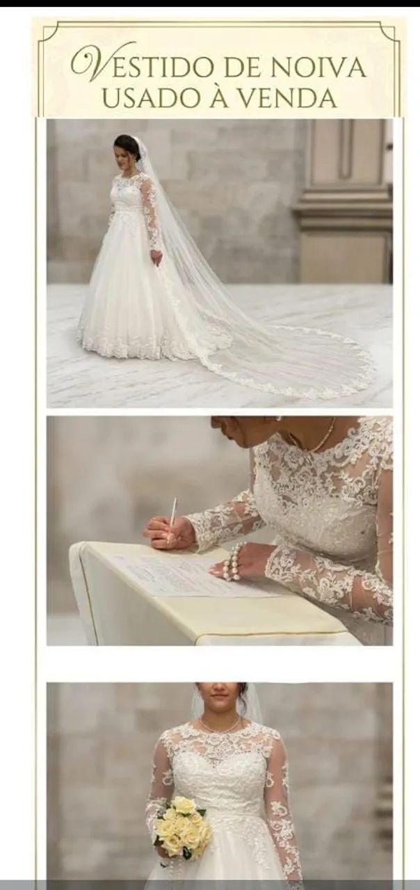 Vestido de noiva, estilo princesa  - Foto 4
