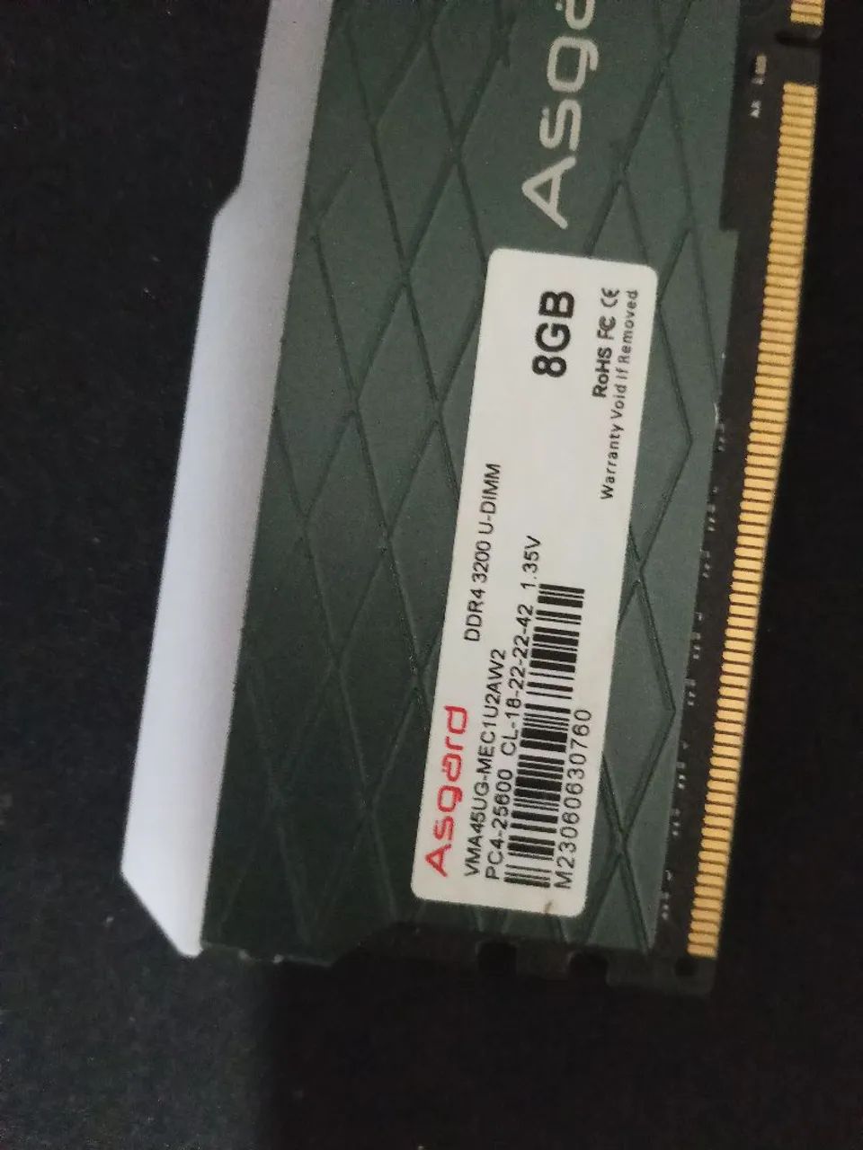 Selling 2 Asgard 8GB DDR4 Loki Memory Modules.