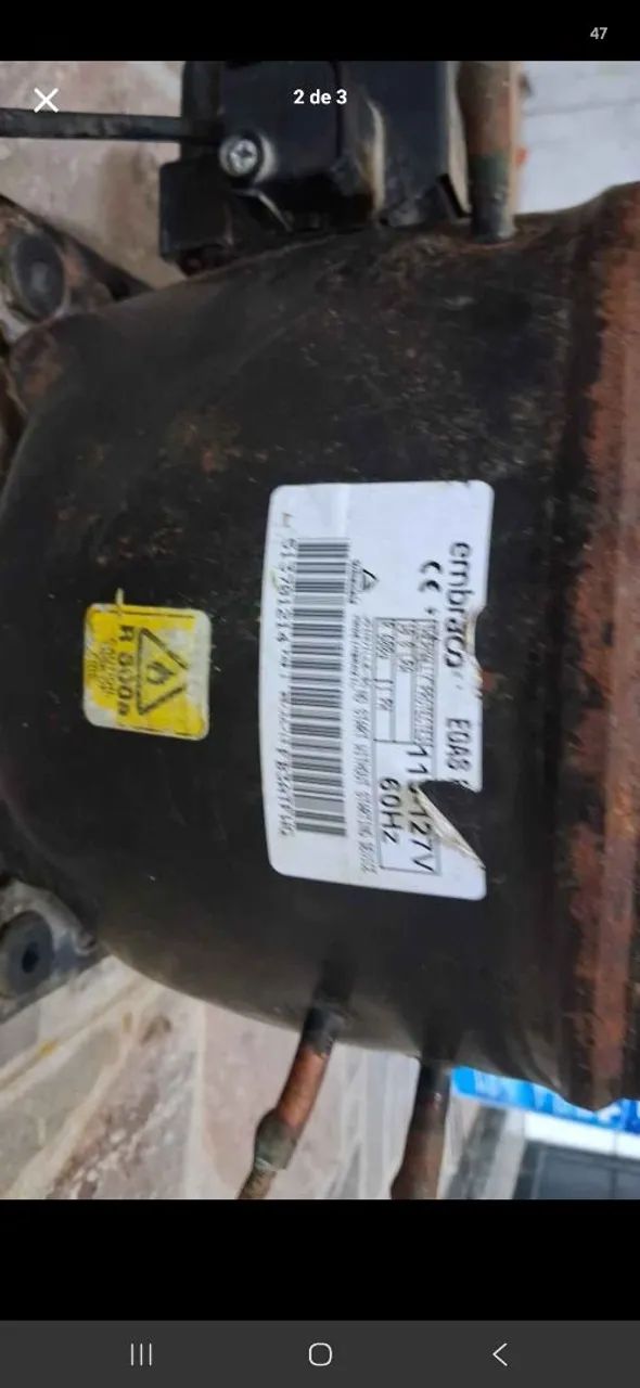 Vendo motor de geladeira funcionando perfeitamente  - Foto 2