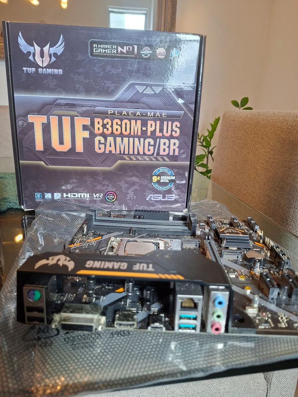 Kit Placa Mãe Asus TUF B360M-Plus + Core i5 9ª Geração  - Foto 2