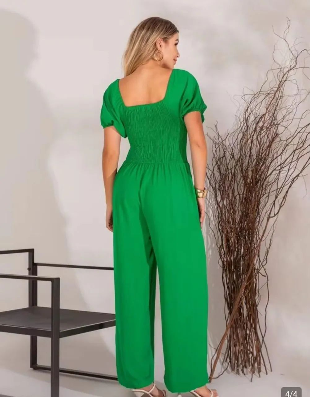 Macacão Verde Plus Size M2 - Foto 3