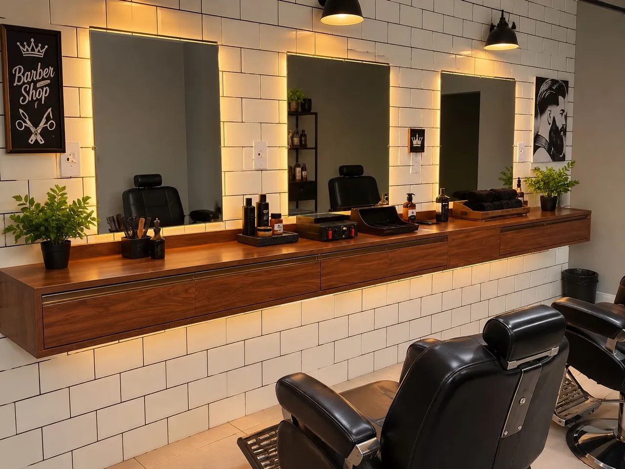 BANCADA PROFISSIONAL PARA BARBEARIA - Foto 5