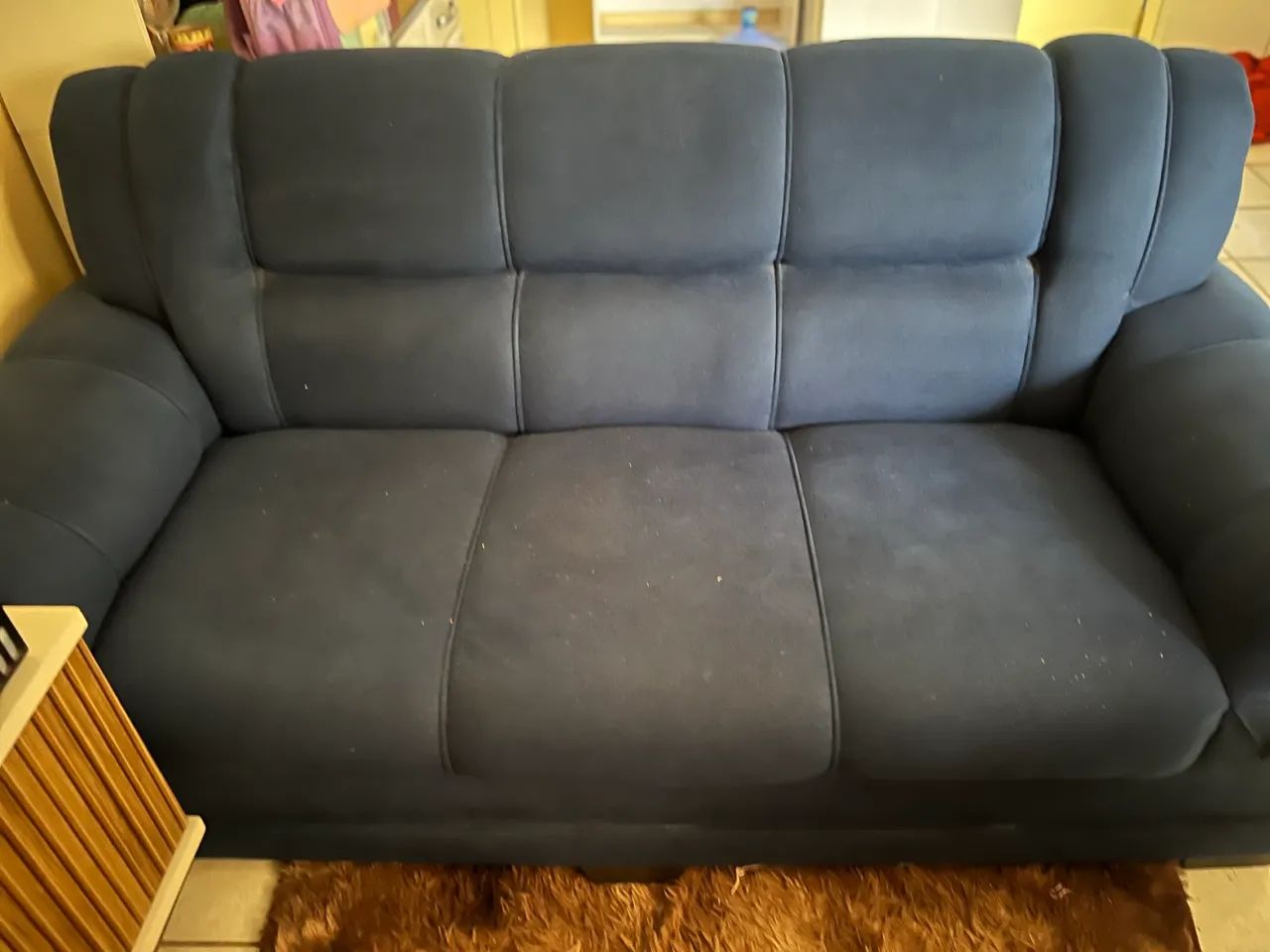 Vendo esse sofá 2 e 3 lugares usado em boas condições  - Foto 2