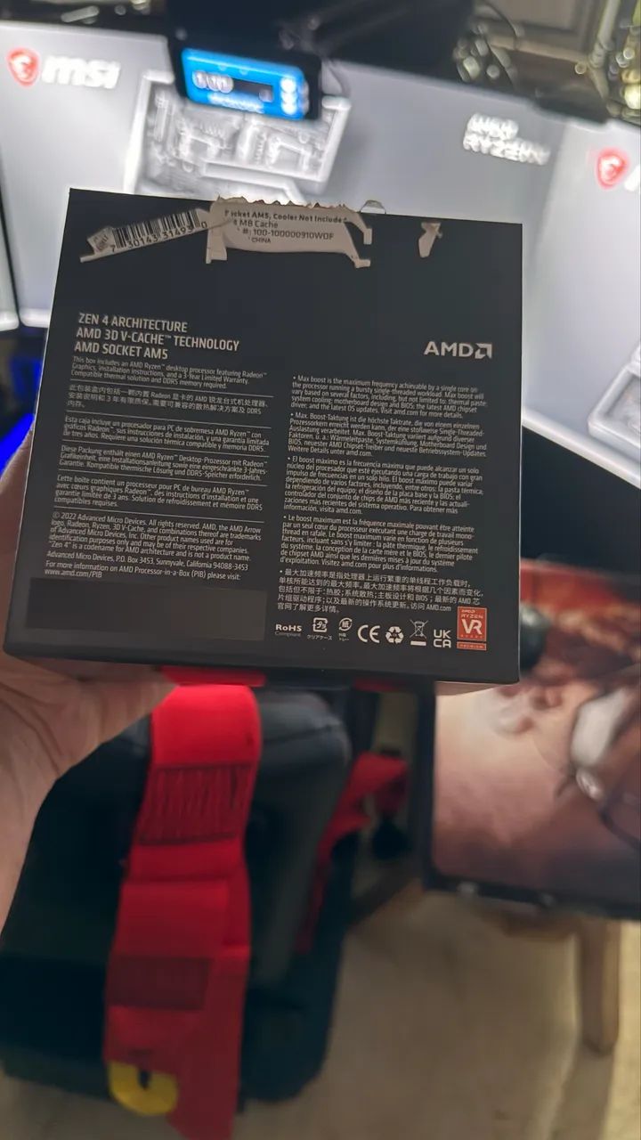 Ryzen 7 7800X3D - Melhor CPU para Jogos - Alto Desempenho - Foto 2