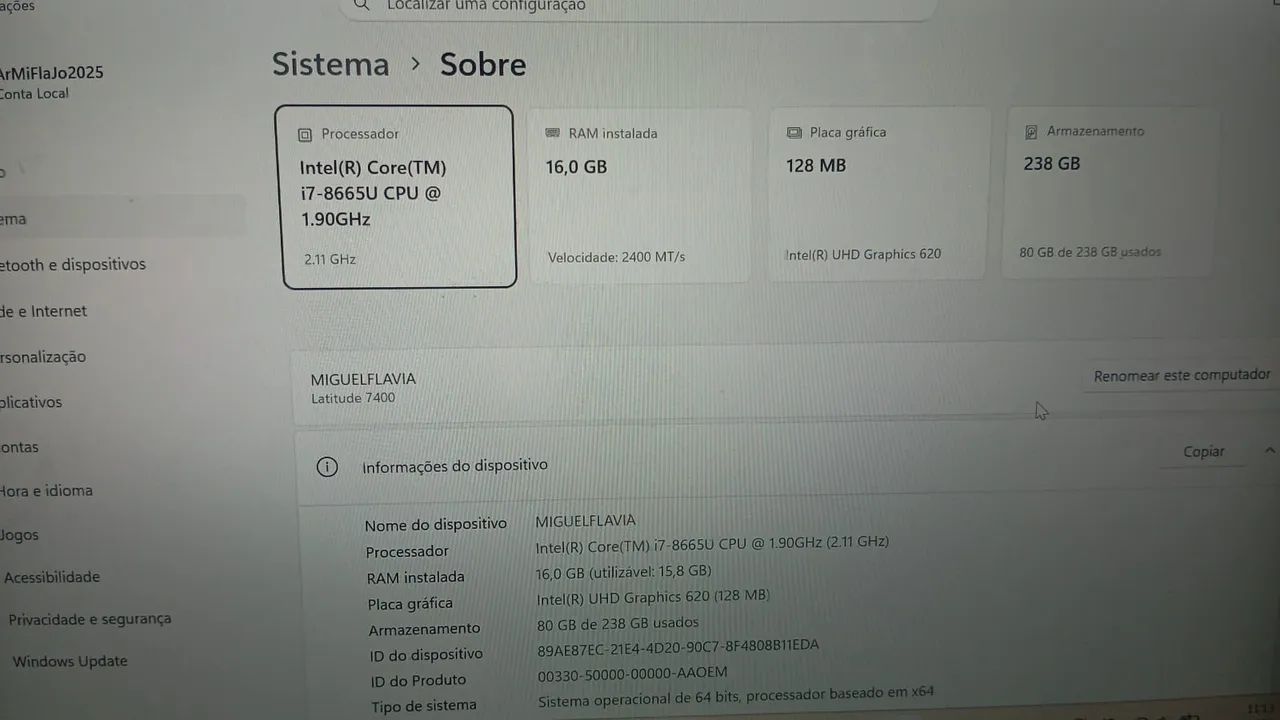Notebook Dell 