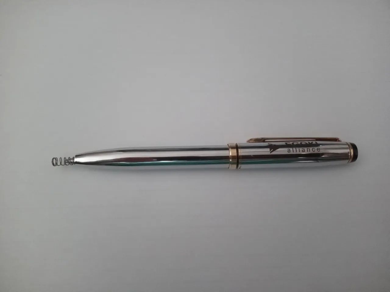 Caneta precisando de reparo 
