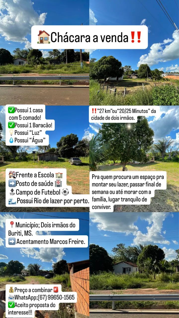 Chácara, Assenta mento marcos freire!  - Foto 2
