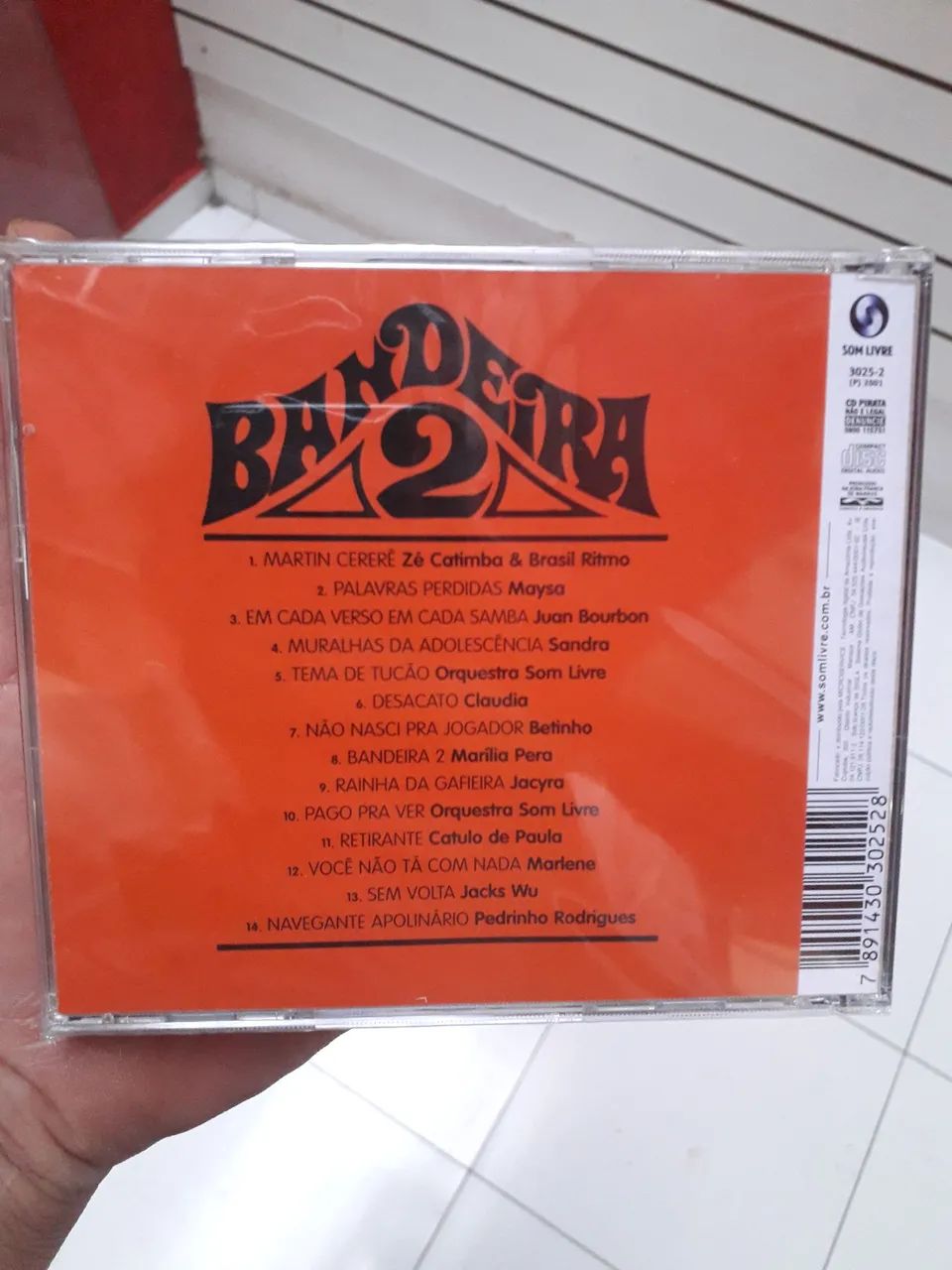 CD NOVELA BANDEIRA 2 ORIGINAL SOM LIVRE  LACRADO  - Foto 2