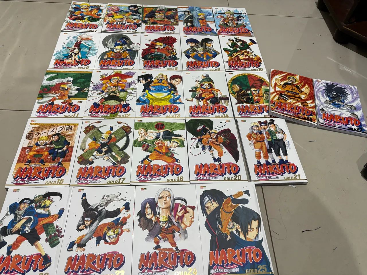 Naruto gold volumes avulsos