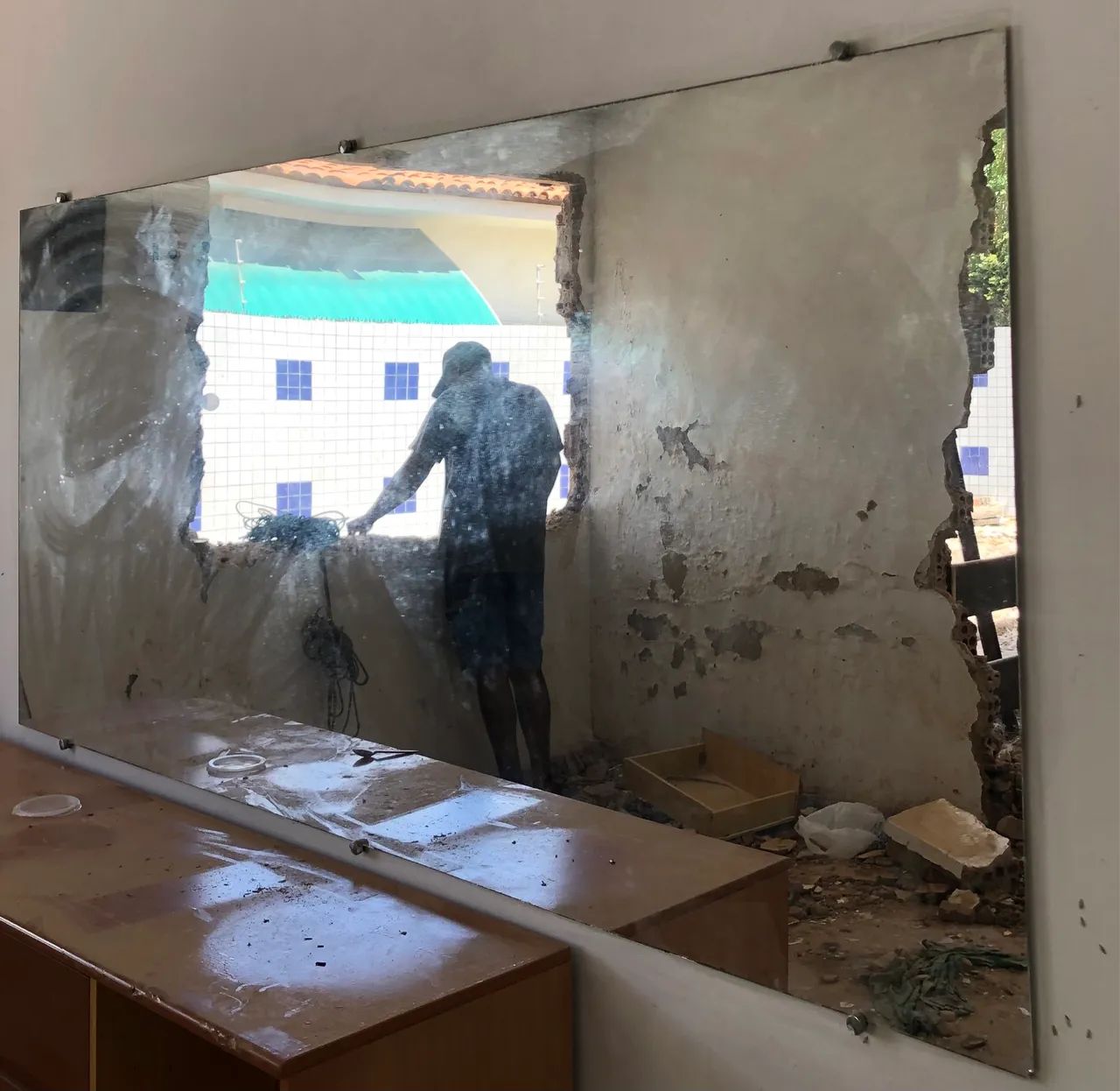 Espelho de vidro grande  - Foto 3