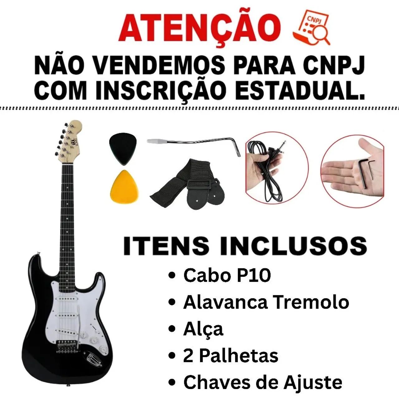 Guitarra Nova Completa Na Caixa Zerada - Foto 2