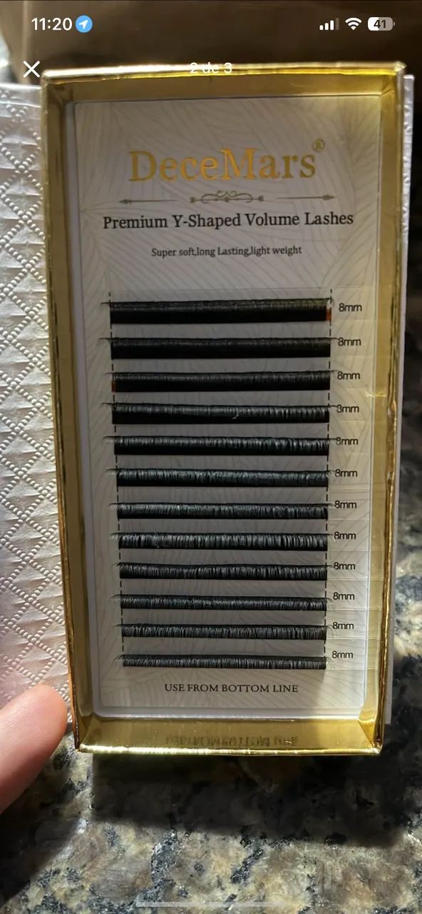Kit para extensão de cilios - Foto 2
