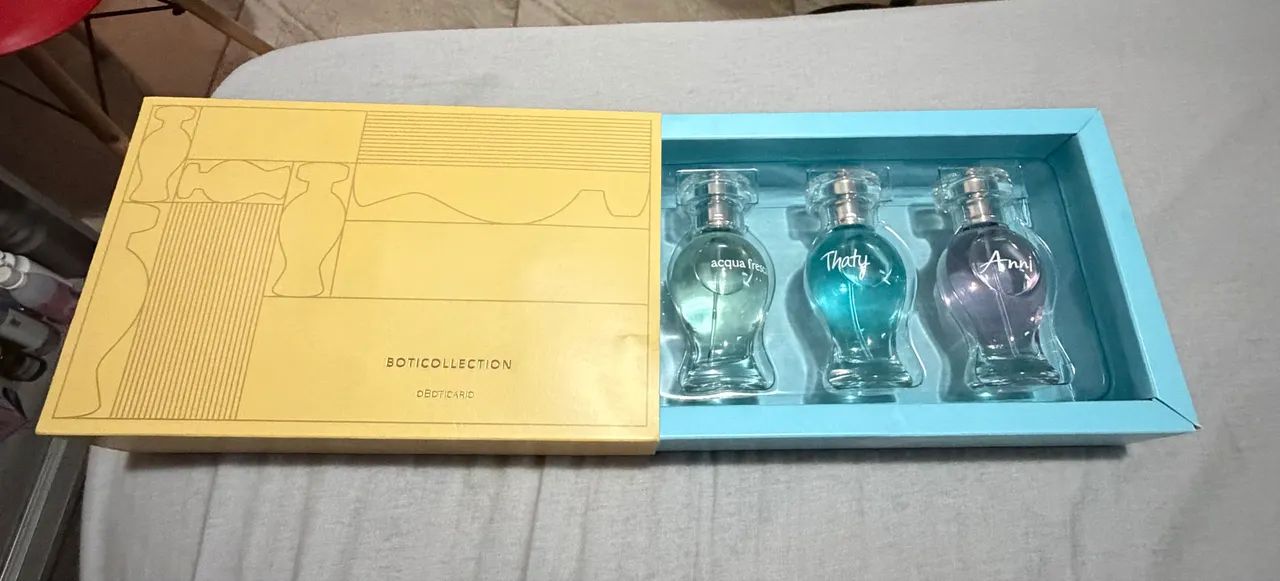 Conjunto com três perfumes Boticário