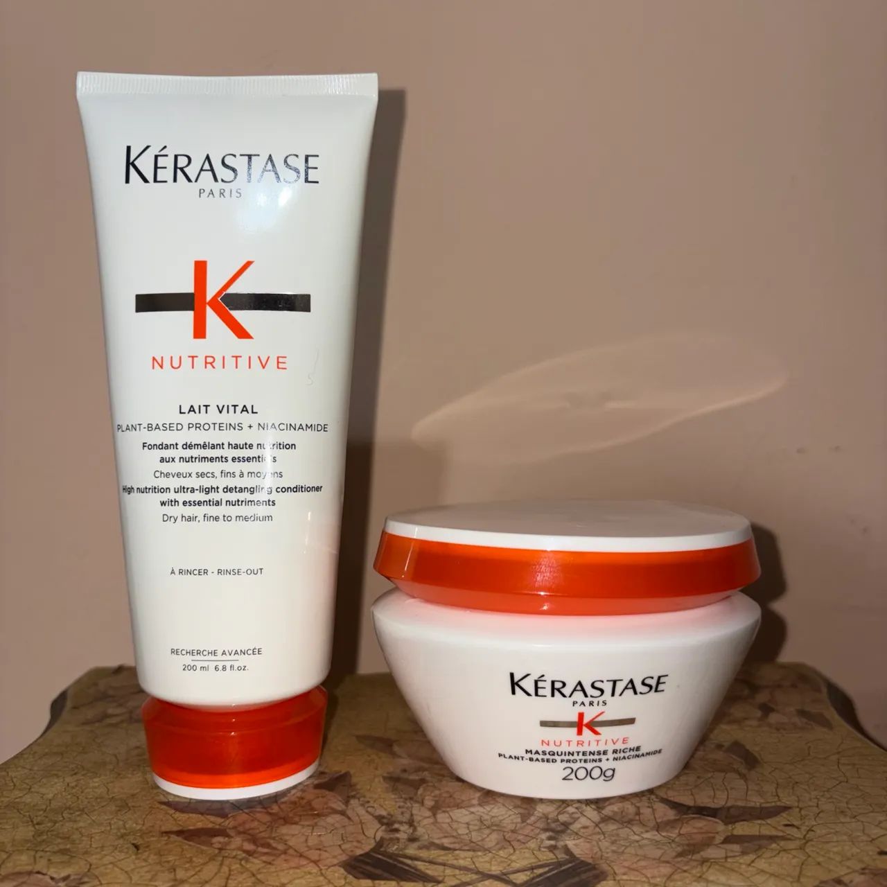 kit kérastase nutritive original - lait vital + masquintense riche