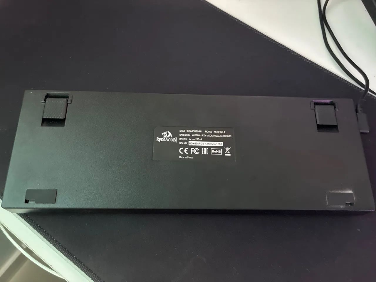 TECLADO E MOUSE REDRAGON ORIGINAL - Foto 2