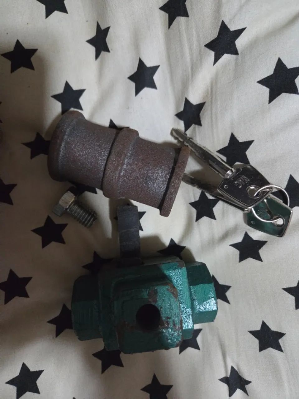 Trava King cadeado de chão para porta de enrolar - Foto 3