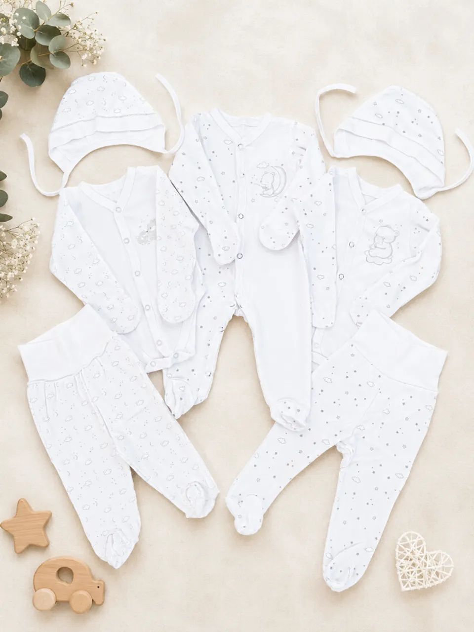 Kit de roupas para recém-nascido - várias peças