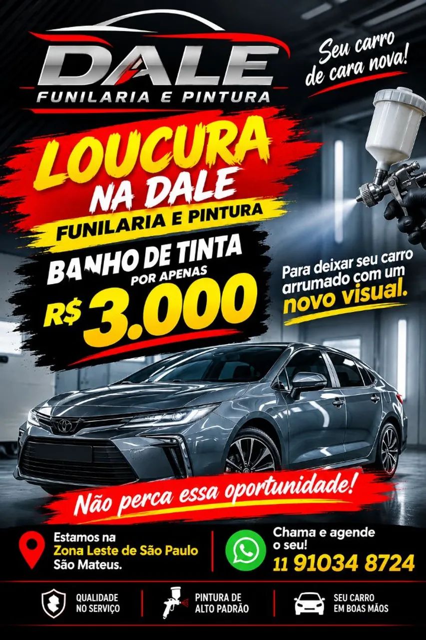 Banho de Tinta porta fechada