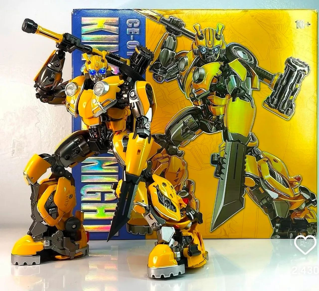 Transformers Bumblebee CE-01 King Bee Knight novo