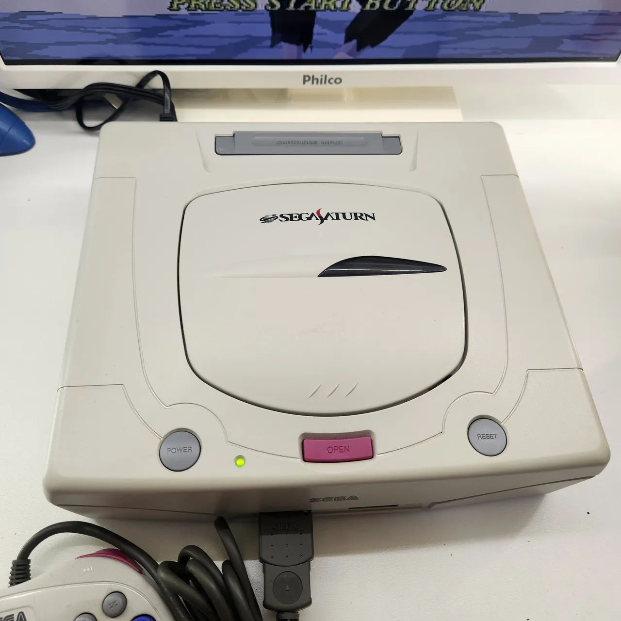 Sega saturno branco original  - Foto 5