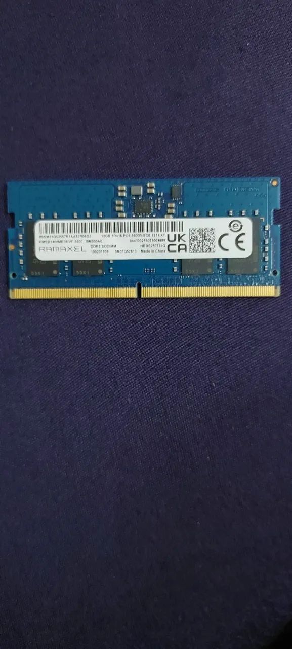 Memória ddr5 12gb 5600mhz nova